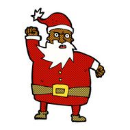 comic cartoon santa claus N28