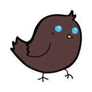 comic cartoon bird N37
