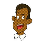 comic cartoon male face N4