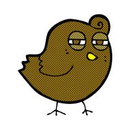 funny comic cartoon bird N23