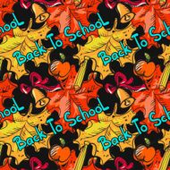 Back To School seamless pattern N39