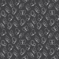 Seamless butterfly pattern N2