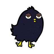 funny comic cartoon bird N24