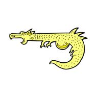 comic cartoon medieval dragon N2