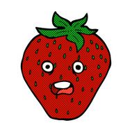 comic cartoon strawberry N13