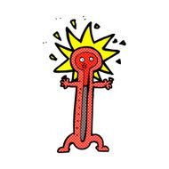 comic cartoon thermometer N3