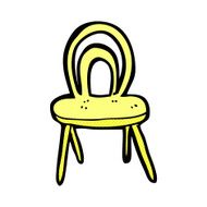 comic cartoon chair N4