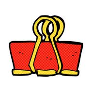 comic cartoon brass clip