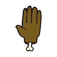 comic cartoon severed hand