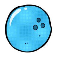 comic cartoon bowling ball N2