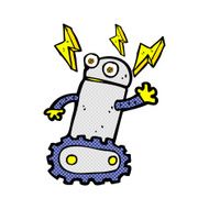 comic cartoon robot N28