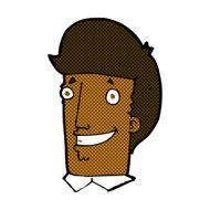 comic cartoon happy man N72