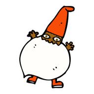 comic cartoon tiny santa N4