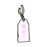 comic cartoon luggage tag N7