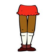 comic cartoon female legs N6