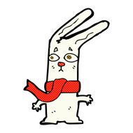 comic cartoon rabbit N14
