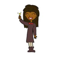 comic cartoon friendly witch girl N2