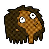 comic cartoon staring woman N7