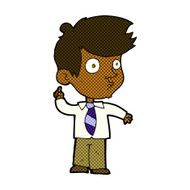 comic cartoon boy asking question N3