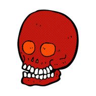 comic cartoon skull N4