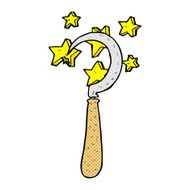 comic cartoon magic sickle
