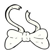 comic cartoon bow tie N17