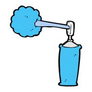 comic cartoon spray can N15