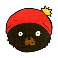 comic cartoon teddy bear face N5