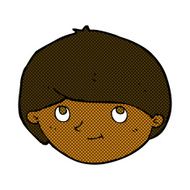 comic cartoon happy man N74