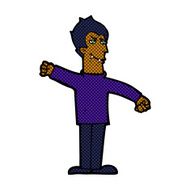 comic cartoon vampire man N17