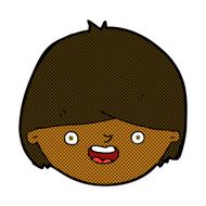 comic cartoon happy face N10