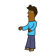 comic cartoon man explaining N3