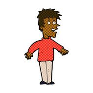 comic cartoon happy boy N32