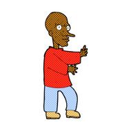 comic cartoon mean looking man N2