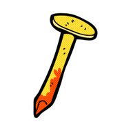 comic cartoon bloody nail N2
