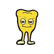 comic cartoon smiling tooth N2