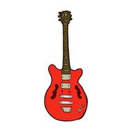 comic cartoon electric guitar N2