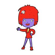 comic cartoon vampire girl N36