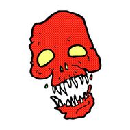 comic cartoon scary skull N4