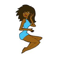 comic cartoon sexy woman N2