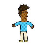 comic cartoon confused man N7