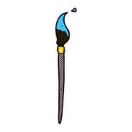 comic cartoon artist's brush N6