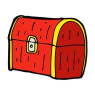 comic cartoon treasure chest N2