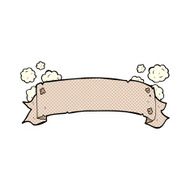 heraldry scroll banner comic cartoon N2