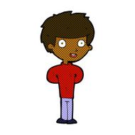 comic cartoon happy boy N33