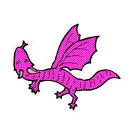 comic cartoon little dragon N2