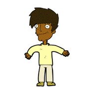 comic cartoon happy man N77