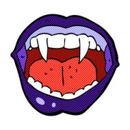 comic cartoon vampire mouth N4