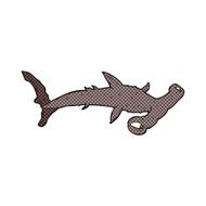 comic cartoon hammerhead shark N2