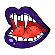 comic cartoon vampire mouth N5